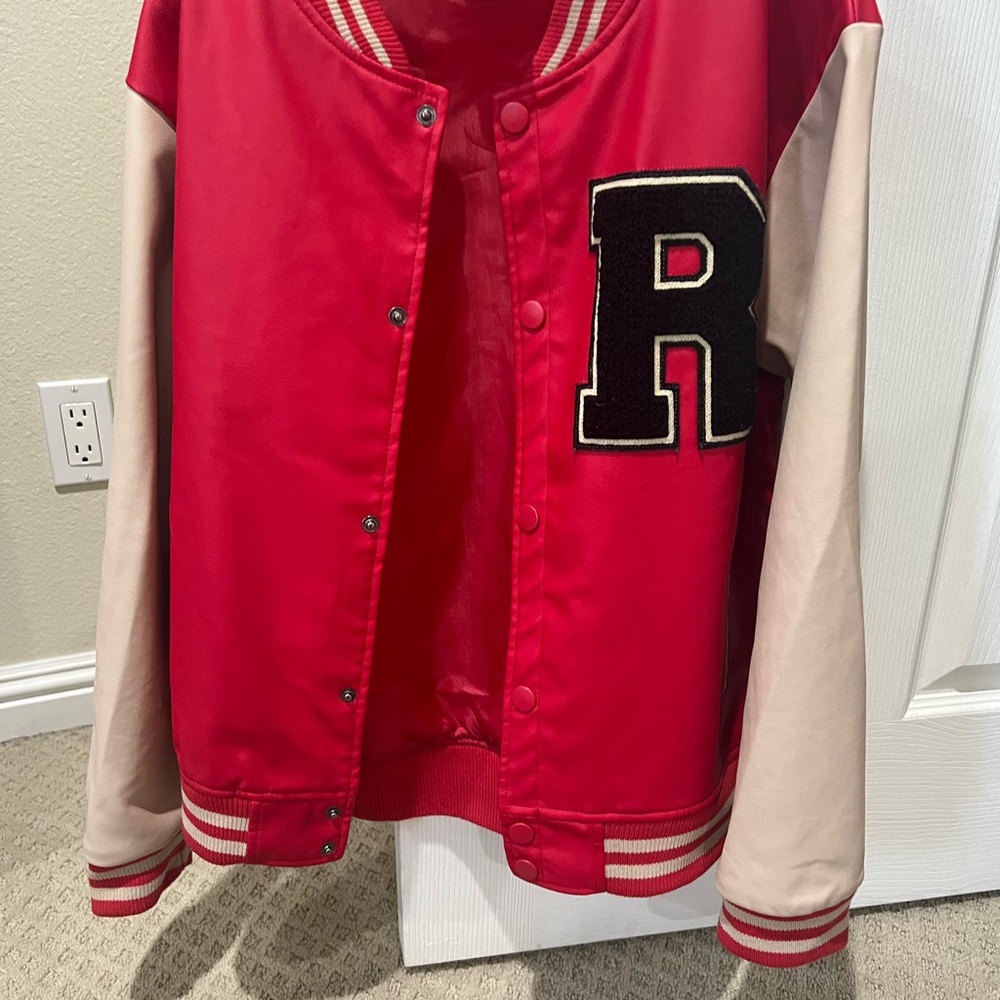 Ring of Fire Red Jacket with Tan Accents